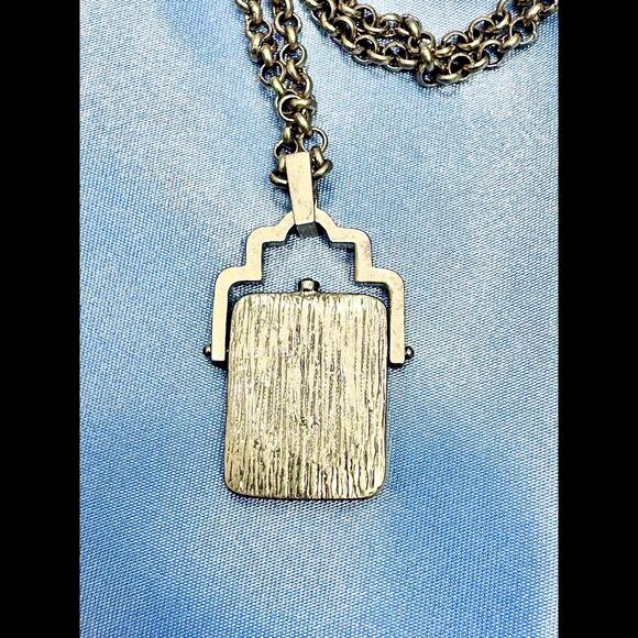 DANIELLE STEVENS GOLD STONE CHAIN WITH RHINESTONE PENDANT LETTER "P" NECKLACE - Picture 5 of 5